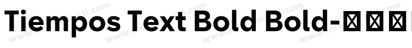 Tiempos Text Bold Bold字体转换
